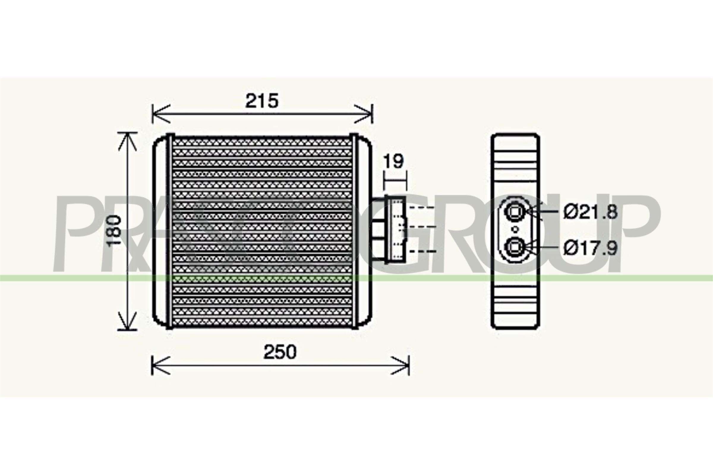 PRASCO Heater matrix Article number: SK320H001 cheaply