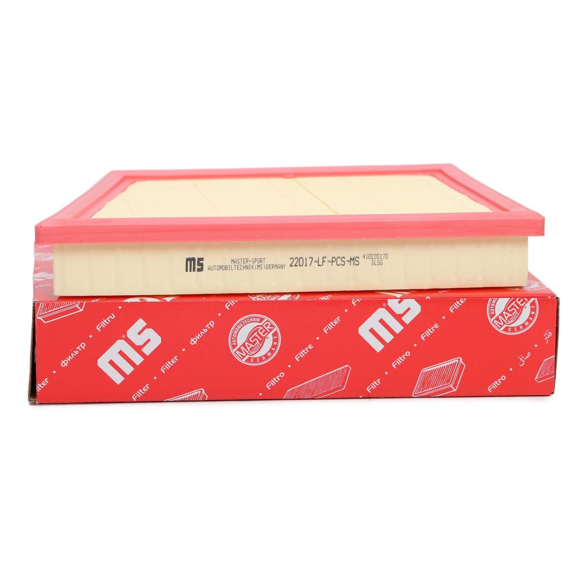 MASTER-SPORT Air filter Article number: 22017-LF-PCS-MS cheaply