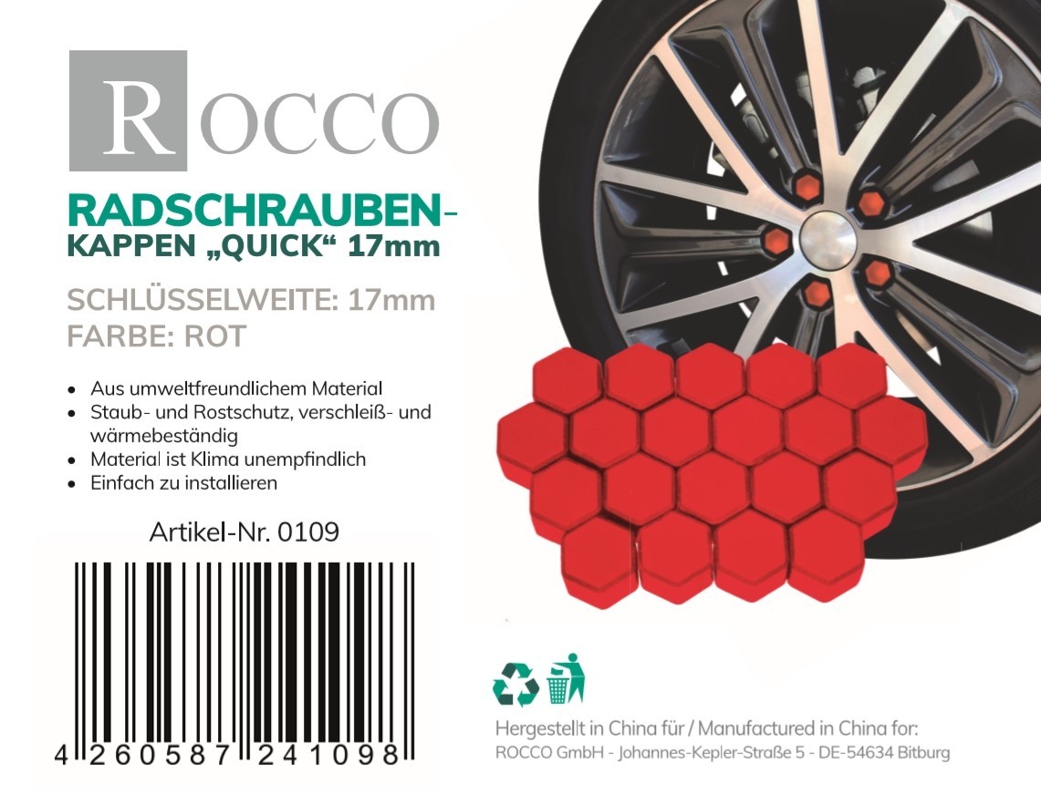 ROCCO Hette, hjulmutter artikkelnummer: 0109 billig
