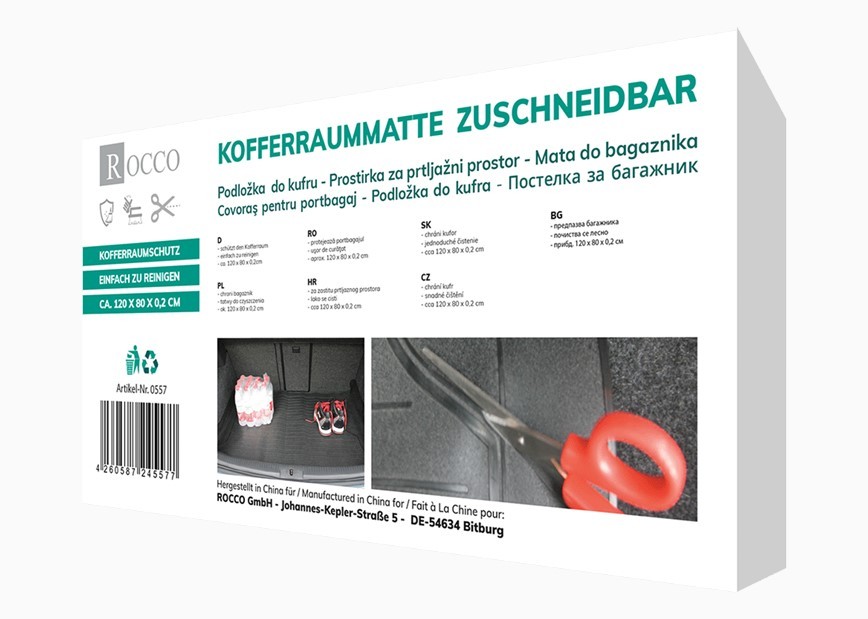 ROCCO Bagagerumsmåtte Varenummer: 0557 billige