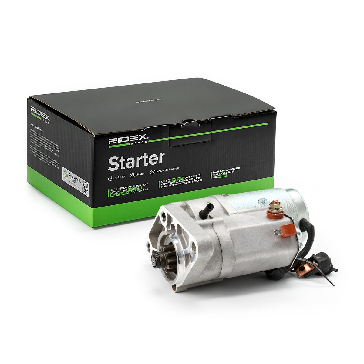 RIDEX REMAN Starter motor Article number: 2S0205R cheaply