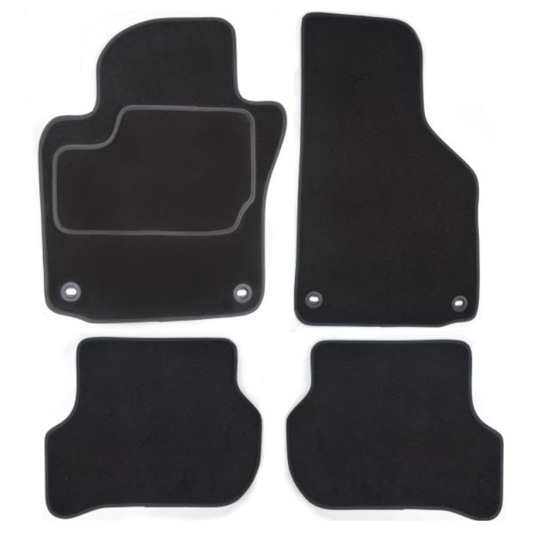 CUSTOPOL VW410S Floor mats TRANSPORTER 2.8 VR6 Syncro 140 PS Petrol 2003