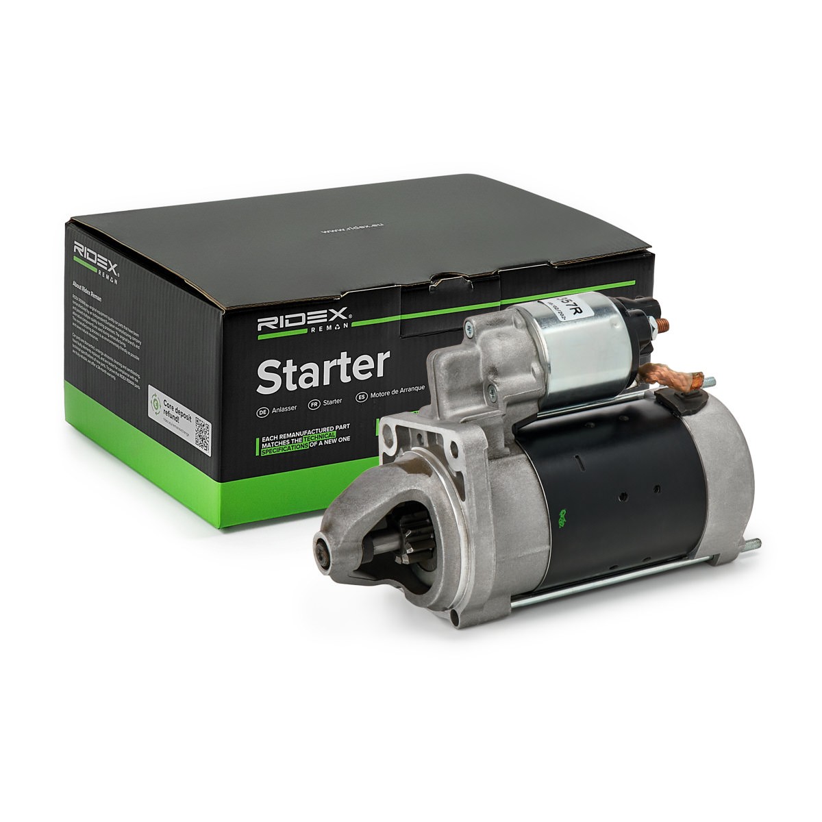 RIDEX REMAN Starter motor Article number: 2S0357R cheaply
