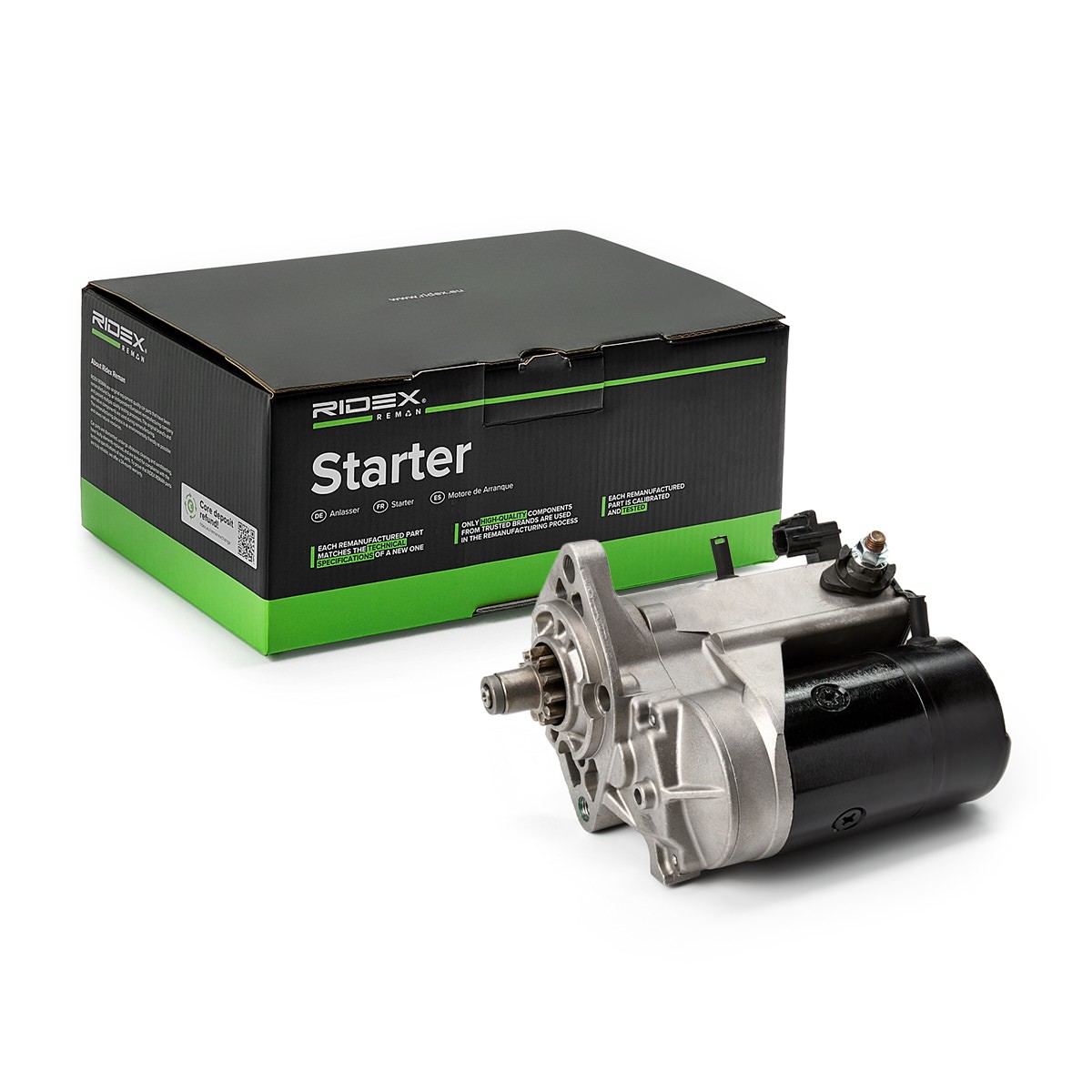 RIDEX REMAN Starter motor Article number: 2S0189R cheaply