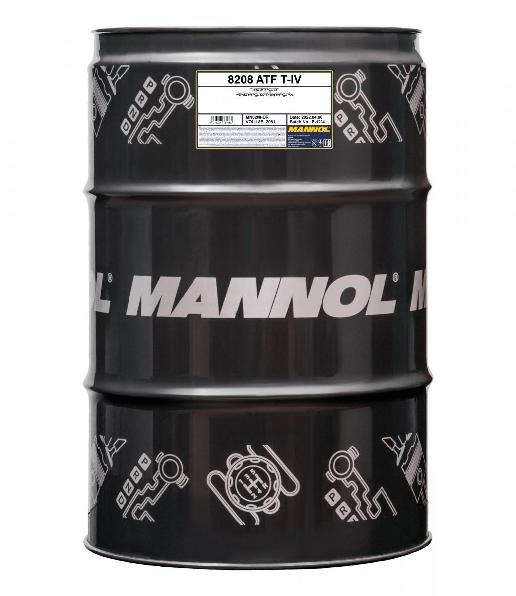 MANNOL Automatic transmission fluid ATF, T-IV Article number: MN8208-DR cheaply
