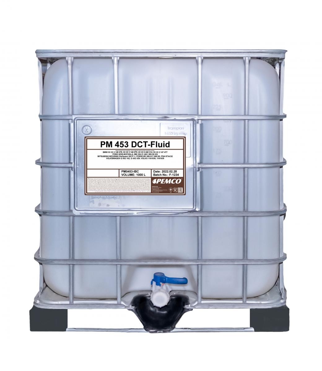 PEMCO Gearkasseolie automatik iMATIC 453 DCT/DSG Varenummer: PM0453-IBC billige