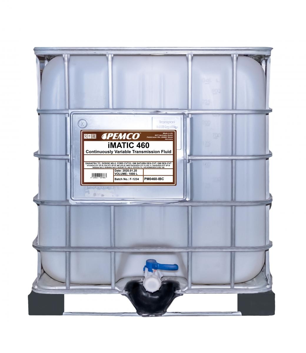 PEMCO Alyva, automatinė pavarų dėžė iMATIC 460 CVT-Fluid prekės numeris: PM0460-IBC nebrangu
