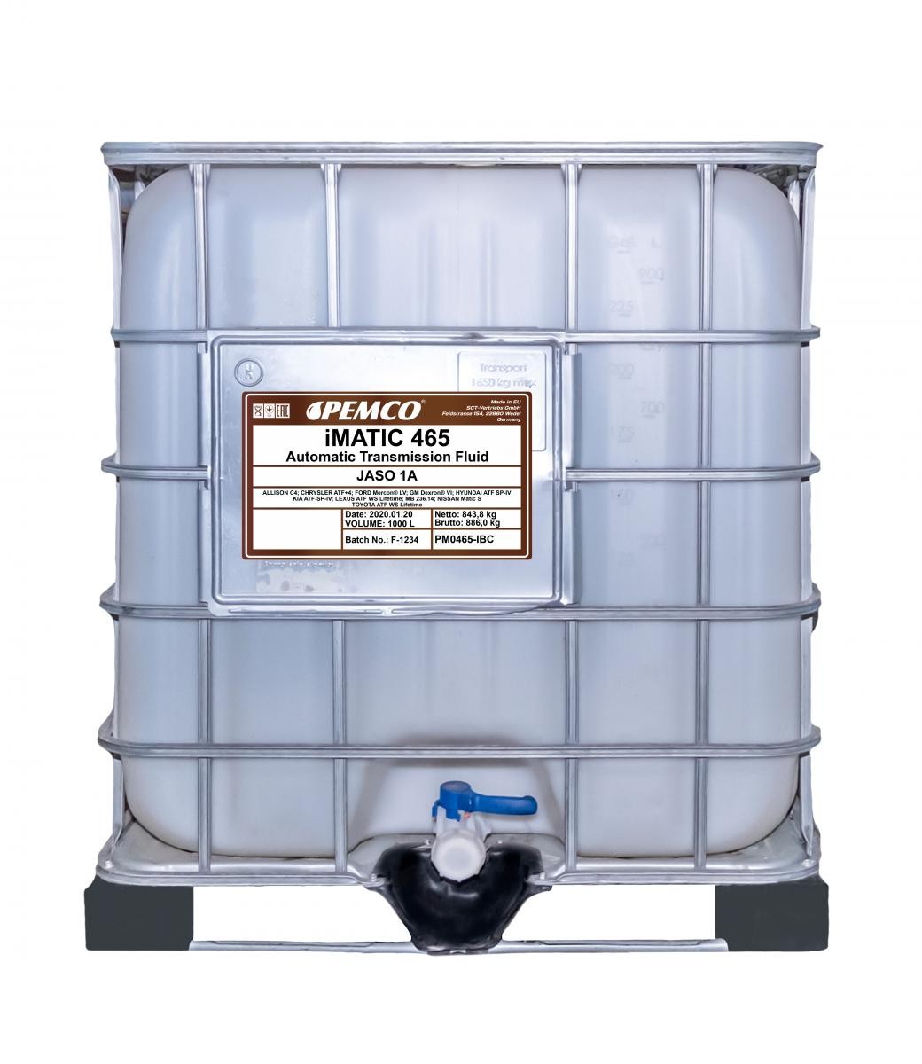 PEMCO Automatikgetriebeöl (ATF) 465, ATF D VI Artikelnummer: PM0465-IBC kaufen