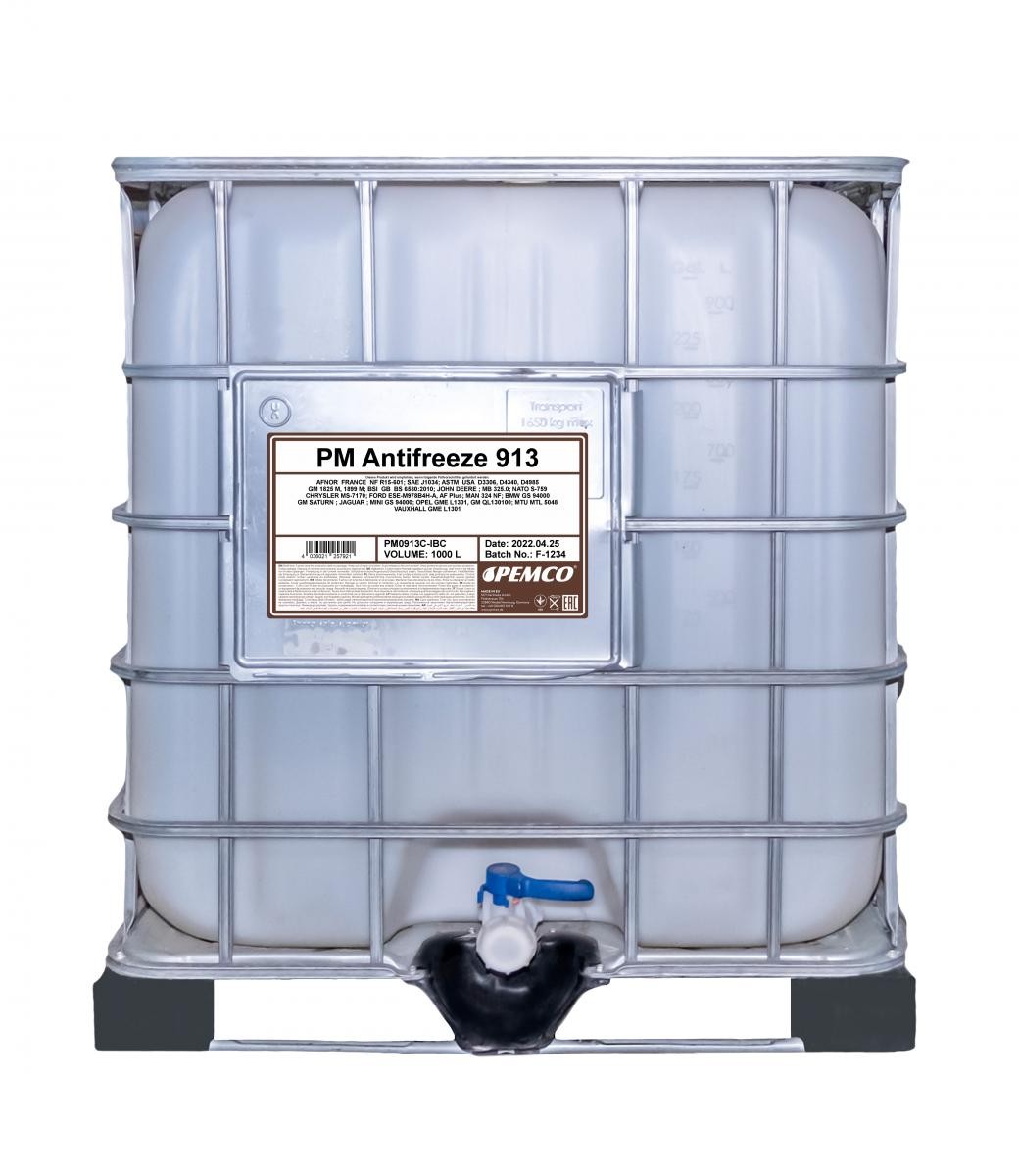 PEMCO Frostbeskyttelse Antifreeze 913, Concentrate Varenummer: PM0913C-IBC billige