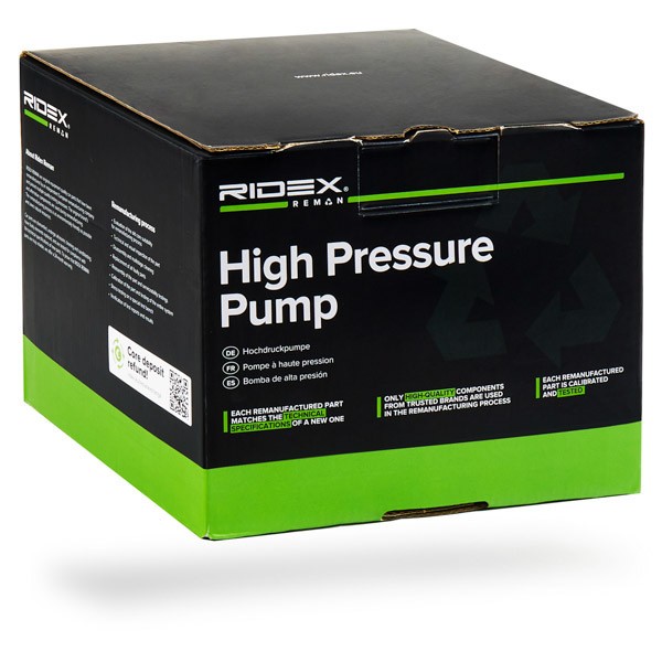 RIDEX REMAN High pressure fuel pump Article number: 3918H14264R cheaply