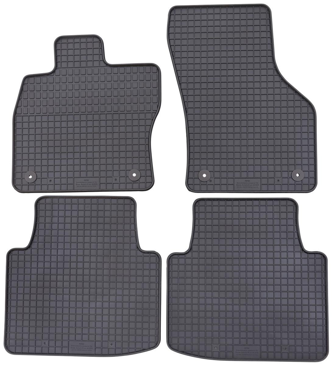 Petex 23310 Bilmåtter SUPERB 2.0 TSI 4x4 280 HK Benzin