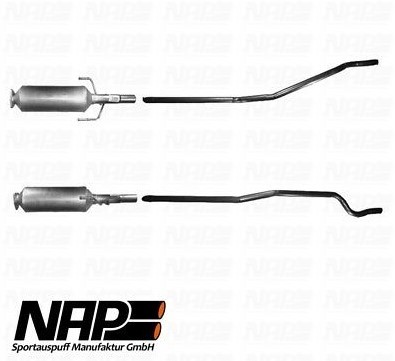 NAP carparts Diesel particulate filter Article number: CAD10201 cheaply