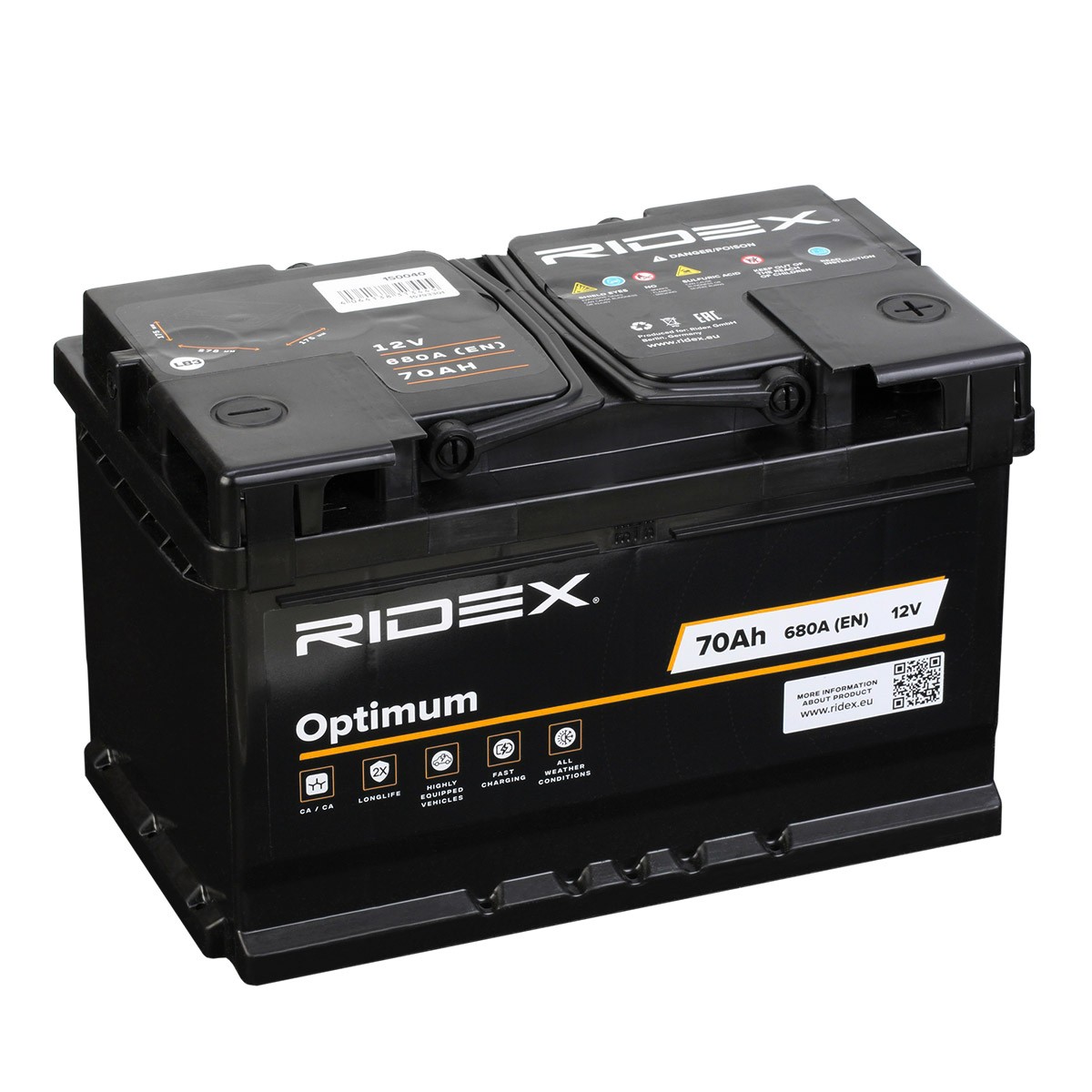 RIDEX Battery Article number: 1S0040 cheaply