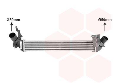 VAN WEZEL Intercooler Article number: 43004641 cheaply
