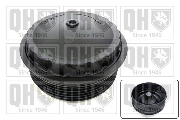 QUINTON HAZELL QOC1022 Dæksel, oliefilterhus TRANSIT 2.4 DI 90 HK Diesel 2006