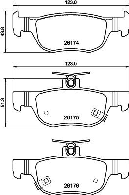MINTEX Brake pad set Article number: MDB4215 cheaply