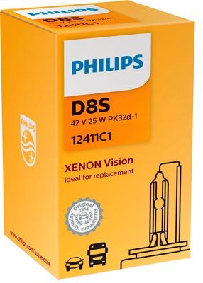 PHILIPS 12411C1 Ksenoontuli CADDY 1.4 TSI 131 HP Bensiin