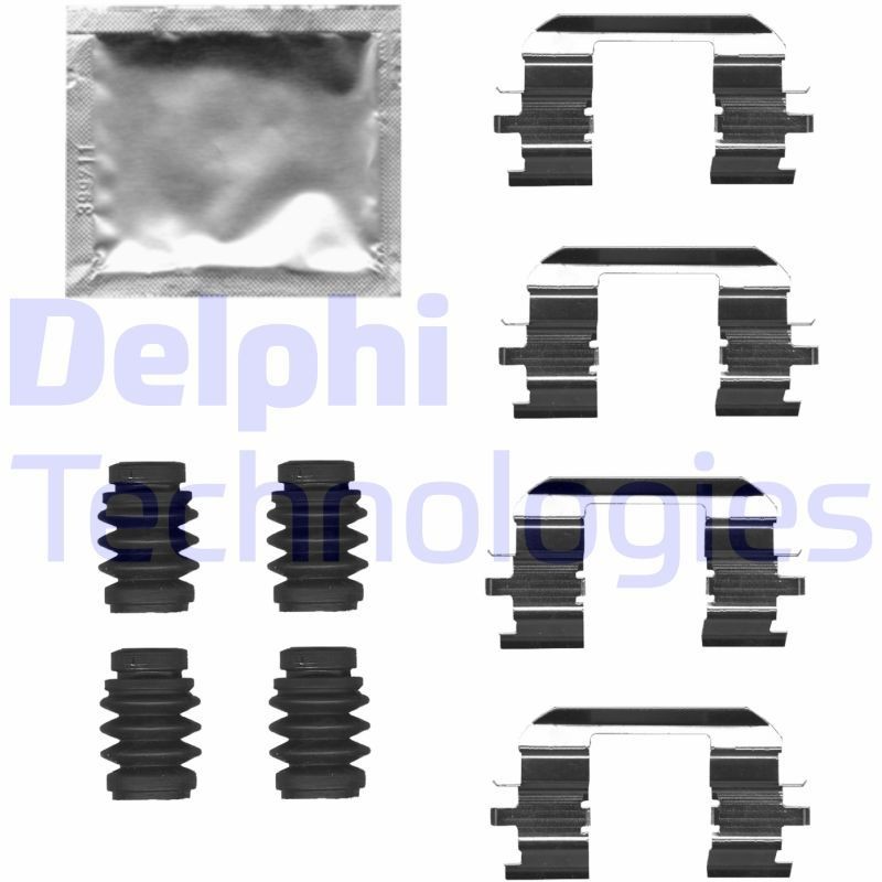 DELPHI Lisakomplekt, ketaspiduriklotsid Artikli number: LX0686 soodsalt
