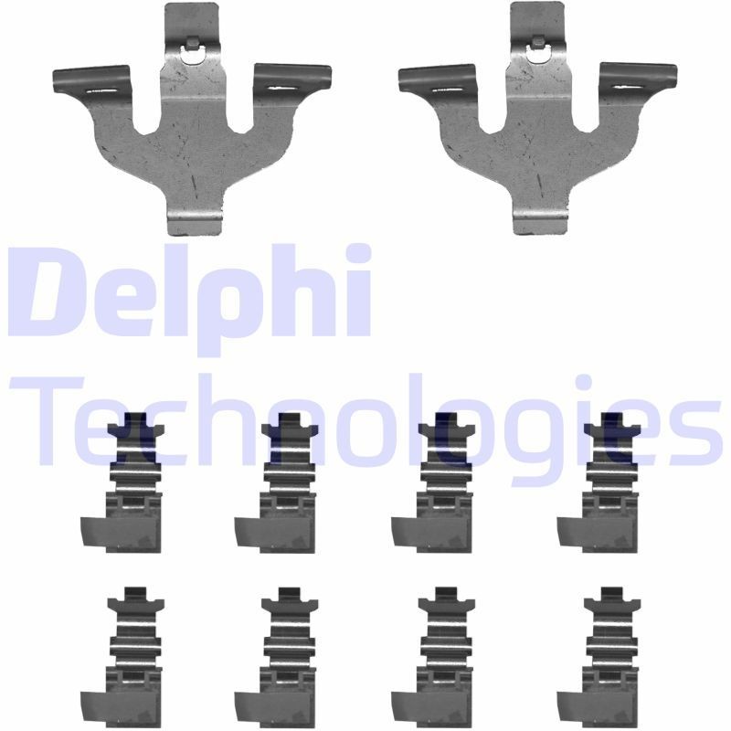 DELPHI LX0714 Monteringssæt til bremseklodser A6 40 TFSI 204 HK Benzin