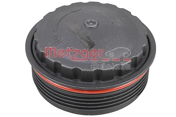 METZGER 2370048 Dæksel, oliefilterhus TRANSIT 2.4 DI 90 HK Diesel 2006