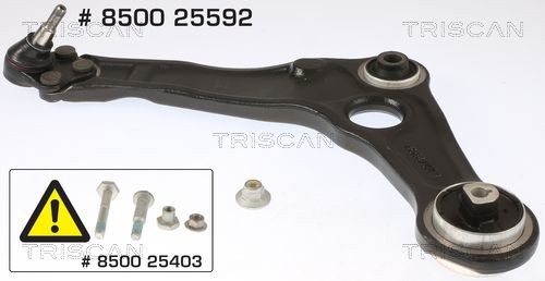 TRISCAN Bærearm Varenummer: 8500 25592 billige