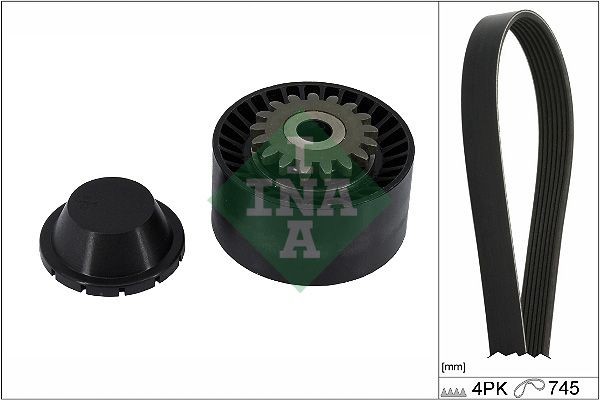 INA Kit Cinghie Poly-V Numero articolo: 529 0408 10 poco costoso