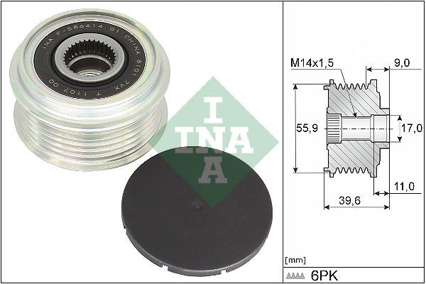 INA Generator friløbskobling Varenummer: 535 0340 10 billige