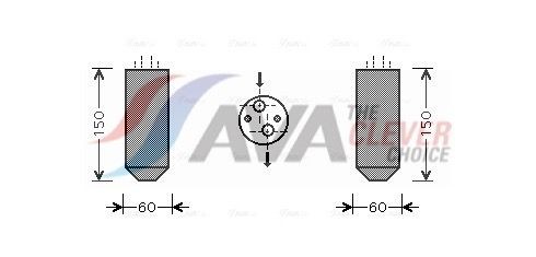 AVA COOLING SYSTEMS AC expansion valve Article number: DW1434 cheaply