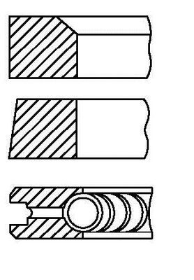 FAI AutoParts Piston Ring Kit Article number: PR81-000 cheaply