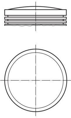 MAHLE ORIGINAL Kolv Artikelnummer: 029 50 02 billigt