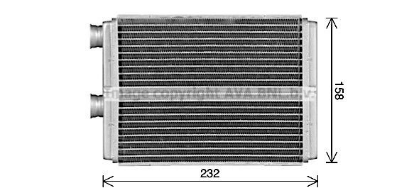 PRASCO Heater matrix Article number: DN6472 cheaply