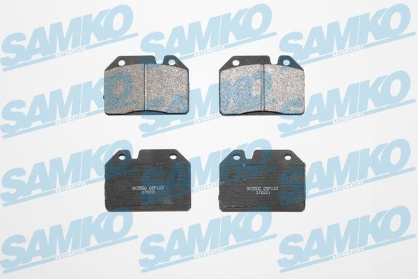 SAMKO Brake pad set Article number: 5SP123 cheaply