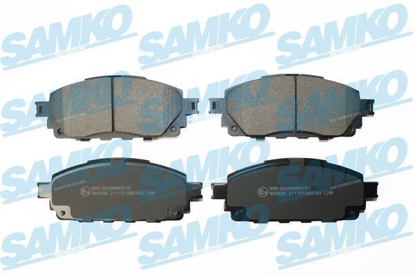 SAMKO Brake pad set Article number: 5SP321 cheaply