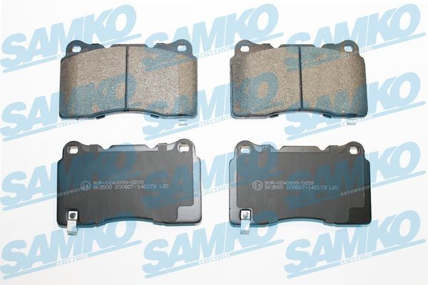 SAMKO Brake pad set Article number: 5SP362 cheaply