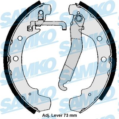 SAMKO Brake Shoe Set Article number: 85000 cheaply