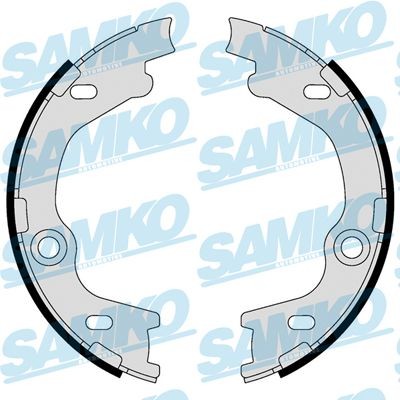 SAMKO Handbrake shoes Article number: 89630 cheaply