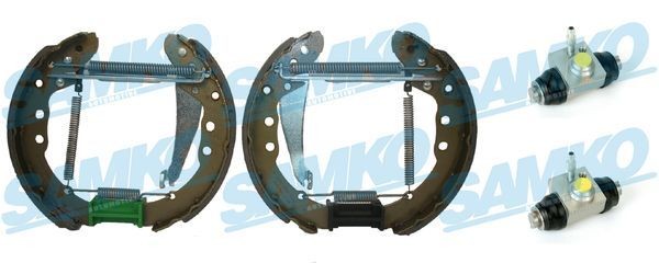 SAMKO Brake Shoe Set Article number: KEG381 cheaply