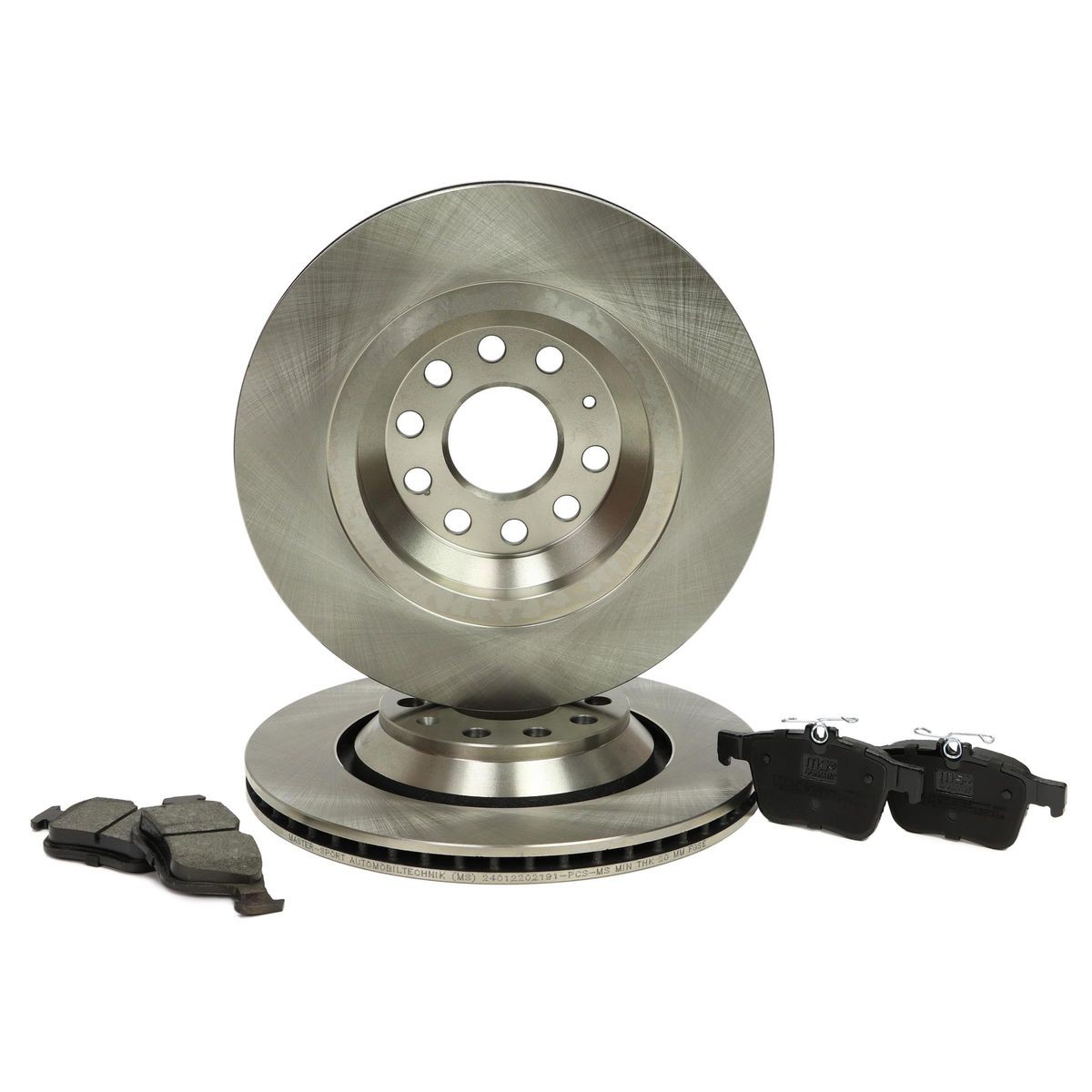 MASTER-SPORT Brake discs and pads set Article number: 202202190 cheaply