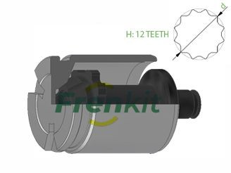 FRENKIT Piston, brake caliper Article number: K385202S cheaply