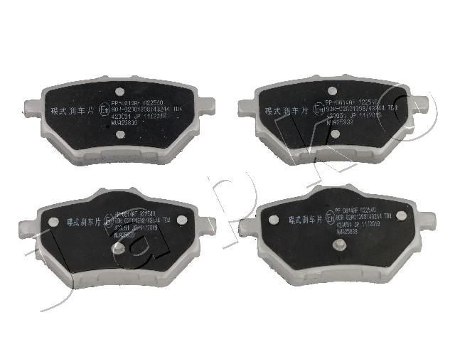 JAPKO Brake pad set Article number: 510614 cheaply