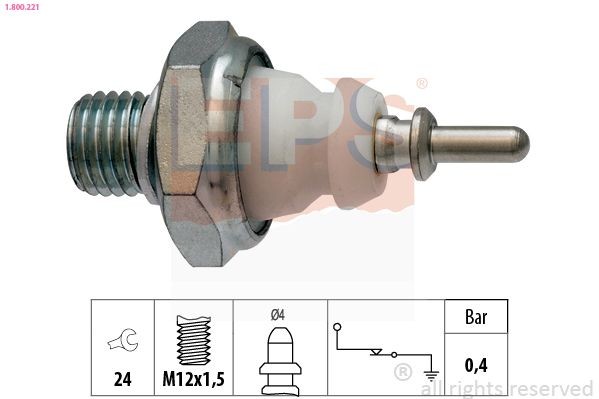 EPS Oil Pressure Switch Article number: 1.800.221 cheaply