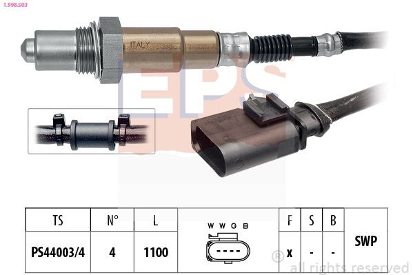 EPS Lambda sensor Article number: 1.998.503 cheaply