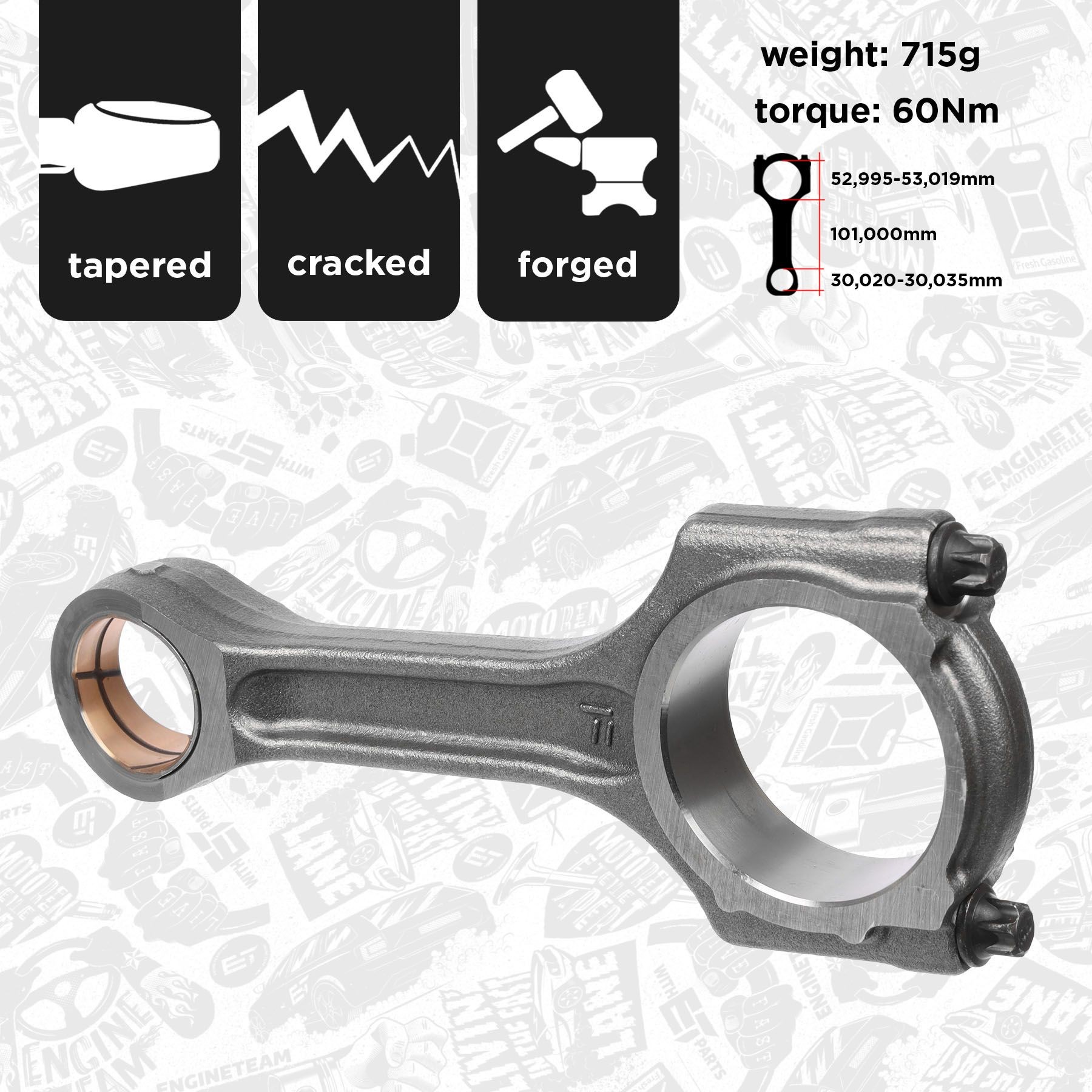 ET ENGINETEAM OM0054 Keps TRANSIT CUSTOM 2.0 EcoBlue 170 HP Diisel
