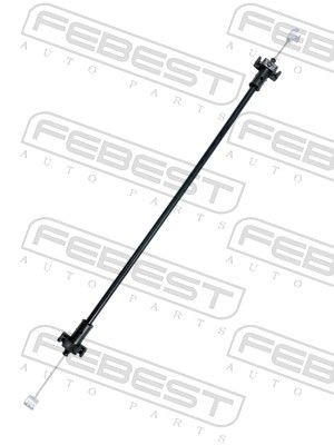 FEBEST 2199-DCCB4 Tõmbetross, autoukse lukustuse avamine FOCUS 1.6 TDCi 109 HP Diisel 2011