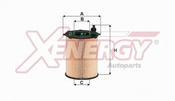 AP XENERGY Oliefilter Varenummer: X1596674 billige