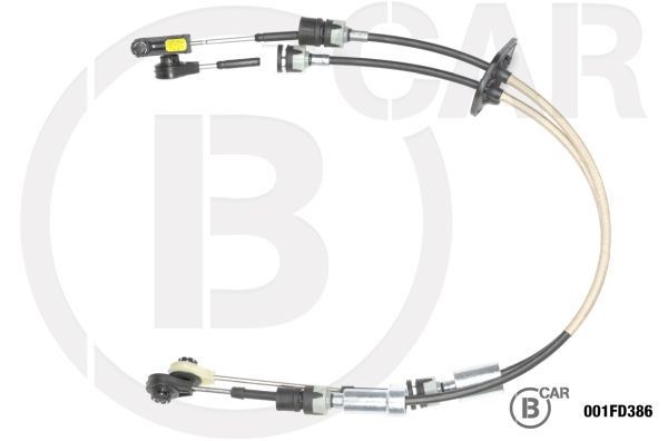 B CAR 001FD386 Cable, manual transmission TRANSIT CUSTOM 2.0 EcoBlue 170 PS Diesel