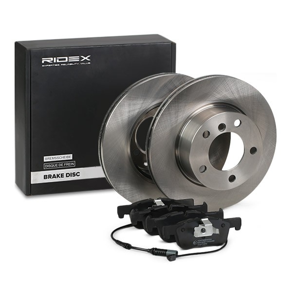 RIDEX Brake discs and pads set Article number: 3405B0417 cheaply