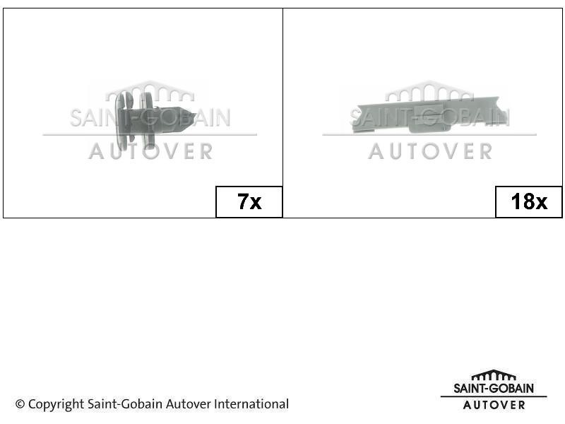 SAINT-GOBAIN Retaining Clip, windows Article number: 1001251911 cheaply