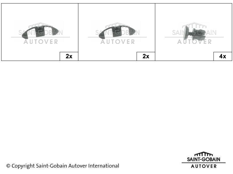 SAINT-GOBAIN Retaining Clip, windows Article number: 2451101960 cheaply