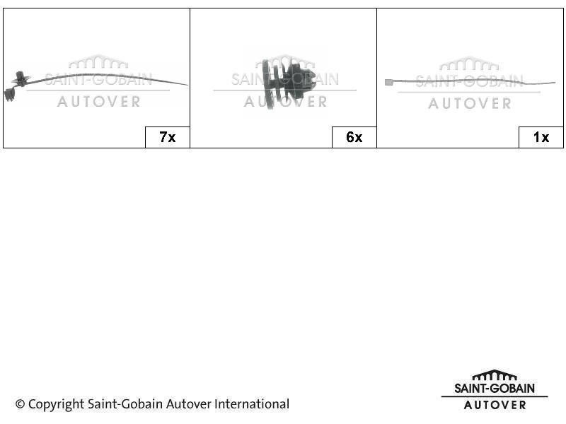 SAINT-GOBAIN Retaining Clip, windows Article number: 8502105500 cheaply
